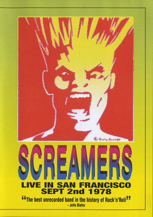Poster for Screamers ‎– Live In San Francisco: Sept 2nd 1978