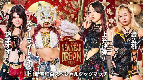 Backdrop for STARDOM NEW YEAR DREAM 2025